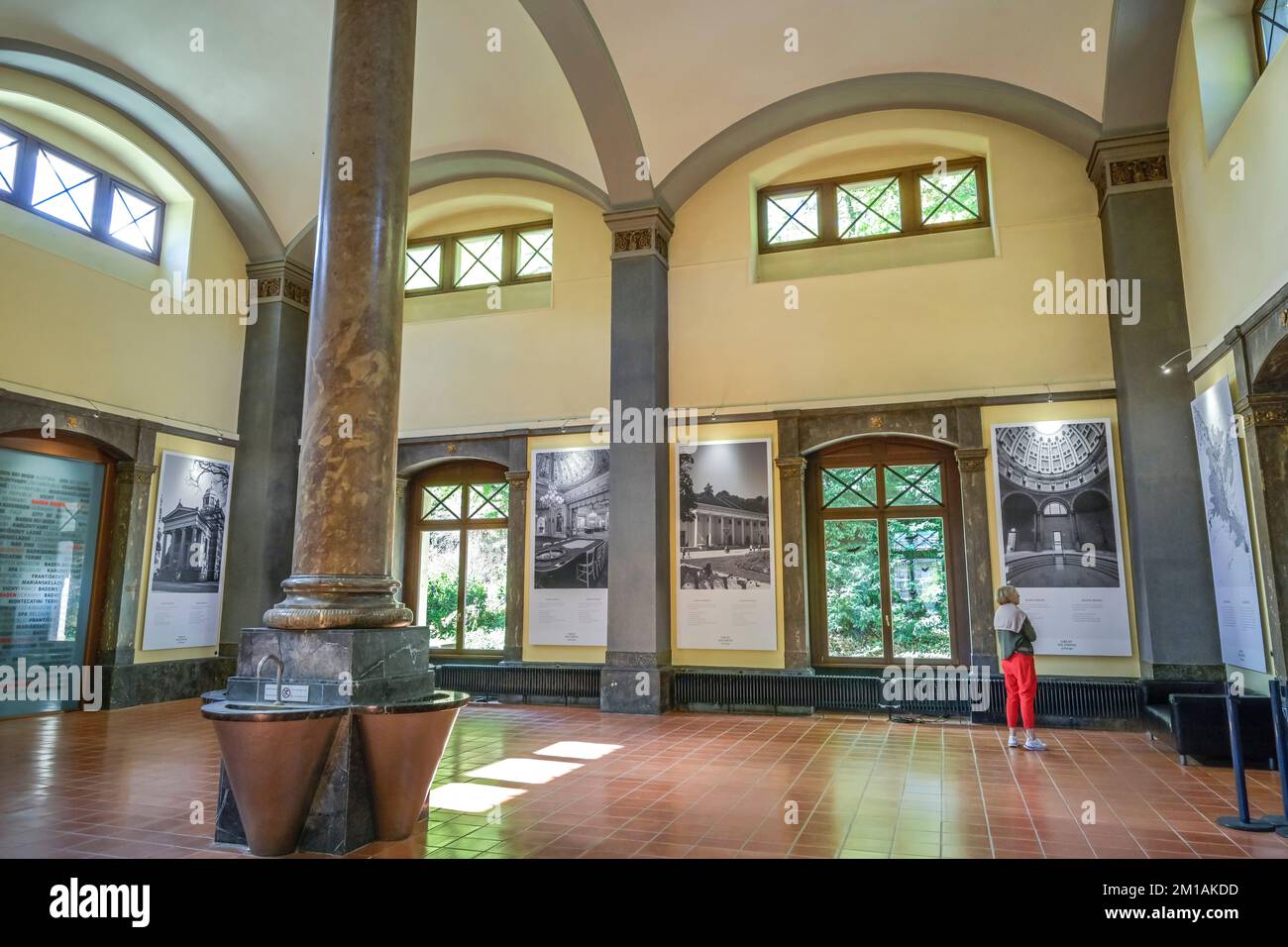 Trinkhalle, Kurpark, Baden-Baden, Baden-Württemberg, Deutschland Foto Stock