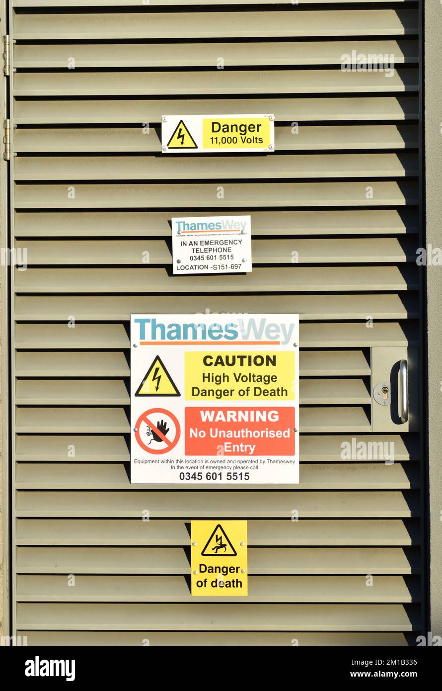 2 X Adesivi Per Segnaletica Di Pericolo Ad Alta Tensione, Per Elettricisti, Salute E Sicurezza, 76 X 51 Mm - Foto 6