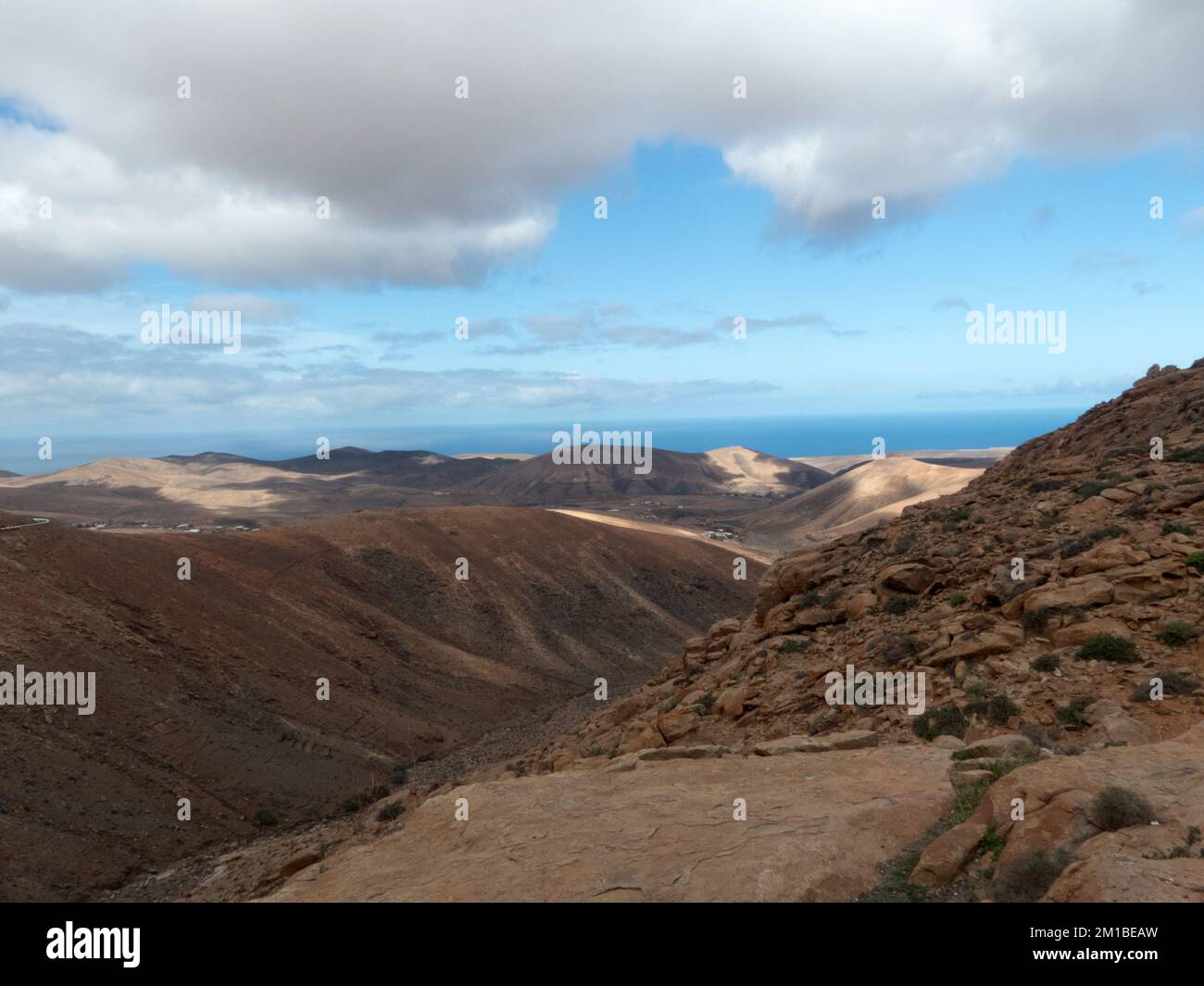 Fuerteventura - paesaggio all'interno dell'isola vicino a Betancuria Foto Stock