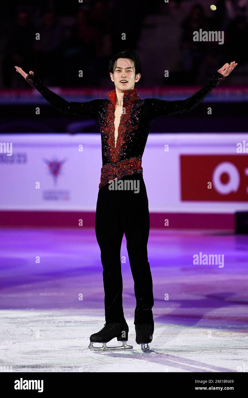 Torino, Italia. 11th Dec, 2022. La SOTA Yamamoto del Giappone si esibisce nella Mostra di Gala durante il quarto giorno della finale ISU Grand Prix of Figure Skating. Credit: Nicolò campo/Alamy Live News Foto Stock
