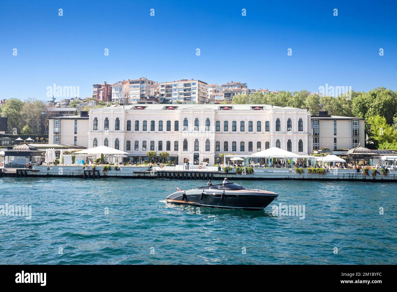 Foto dell'hotel Four Seasons istanbul al bosforo, un hotel di lusso del gruppo Four Seasons sullo stretto del bosforo a Istanbul, Turchia. Foto Stock