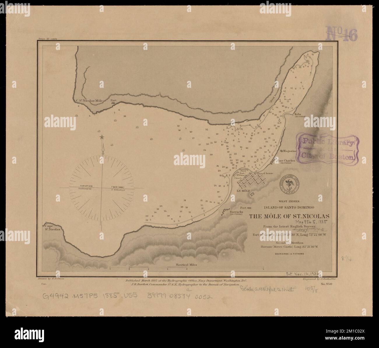 Indie Occidentali, isola di Santo Domingo, Môle di San Nicolas dall