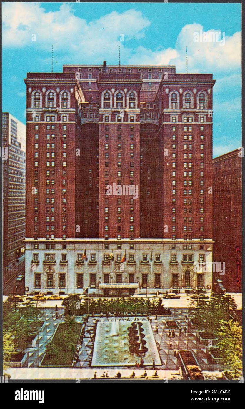 William Penn Hotel, Mellon Square, Pittsburgh, Pa. 15230 , Alberghi, Tichnor Brothers Collection, cartoline degli Stati Uniti Foto Stock