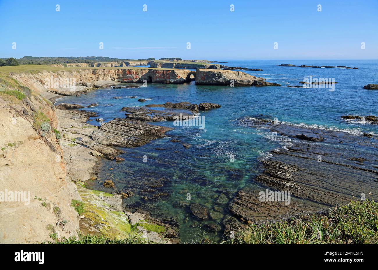 Paesaggio da Point Arena - California Foto Stock