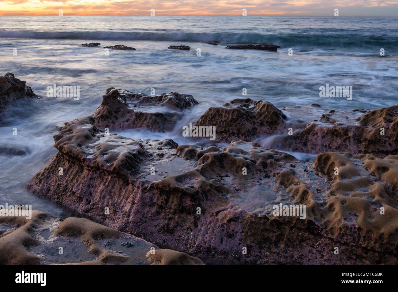 Bella lunga esposizione stagcape. Foto Stock