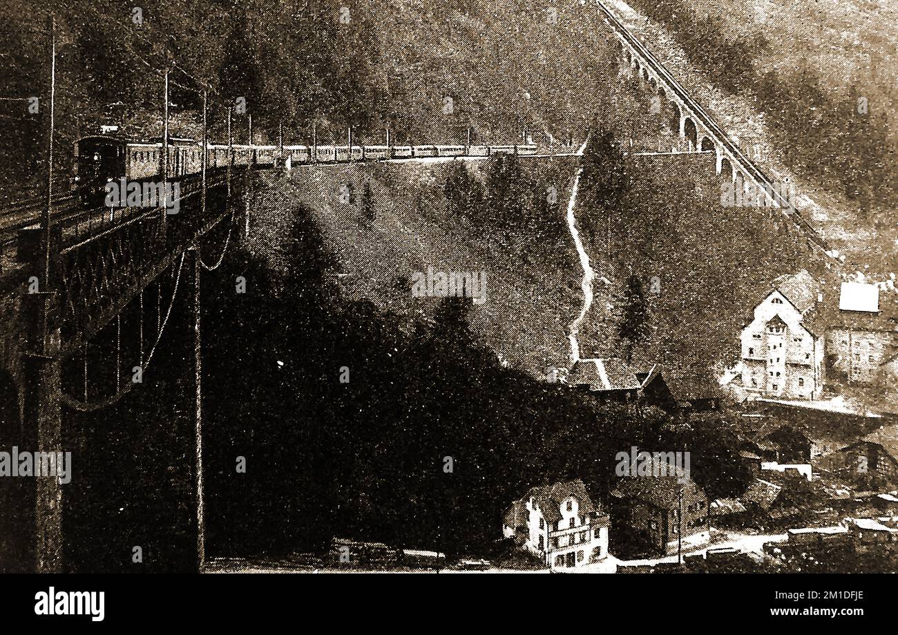 Ferrovie In Svizzera 1930 Photo A Swiss Flyer Nelle Alpi ferrovie-in-svizzera-1930-photo-a-swiss-flyer-nelle-alpi