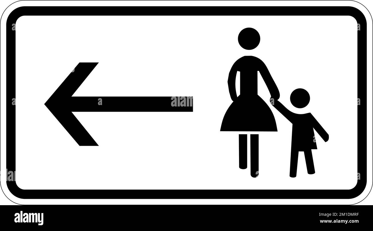 Questo segno indica la fine di una corsia. Tutto il traffico in queste corsie deve confluire nella corsia adiacente. Indicazioni stradali, indicazioni stradali Ger Illustrazione Vettoriale