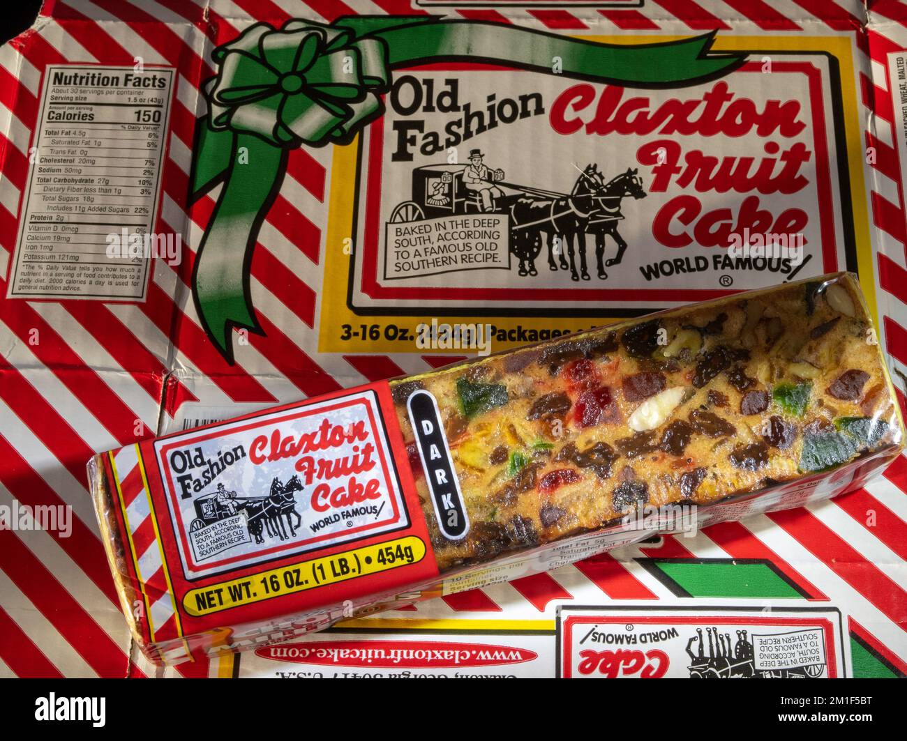 Le torte di frutta di Claxton sono molto popolari negli Stati Uniti, 2022 Foto Stock