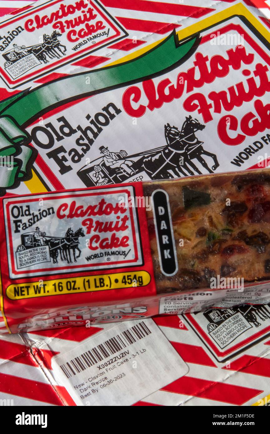 Le torte di frutta di Claxton sono molto popolari negli Stati Uniti, 2022 Foto Stock