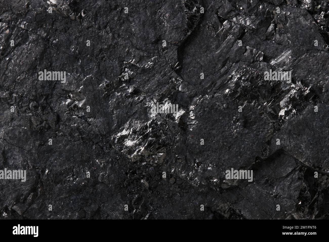 Carbone. Struttura di superficie cristallina come sfondo Foto Stock