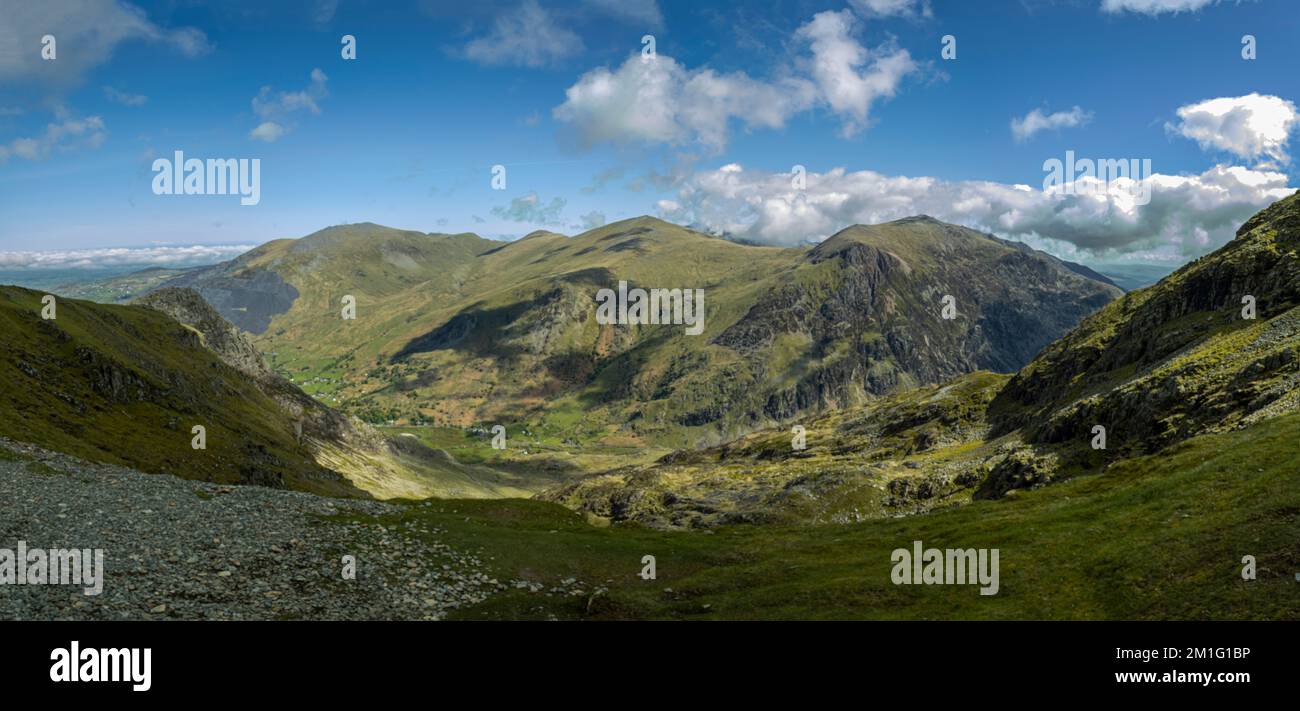 snowdonia catena montuosa galles Foto Stock