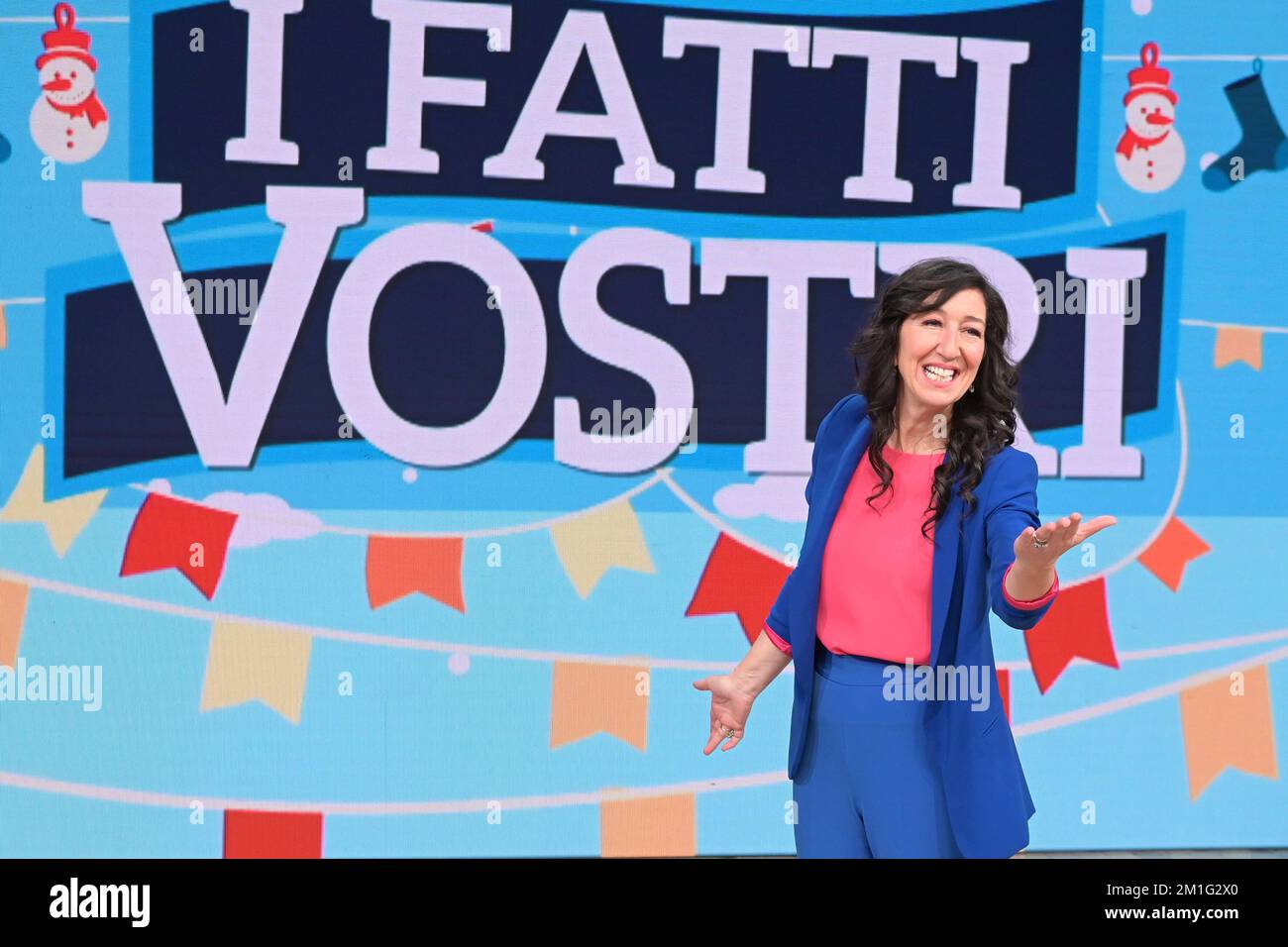 Roma, Italia. 12th Dec, 2022. Emanula Aureli partecipa al programma televisivo Rai 'i fatti volri' presso lo Studio 1 di Via Teulada. Credit: SOPA Images Limited/Alamy Live News Foto Stock