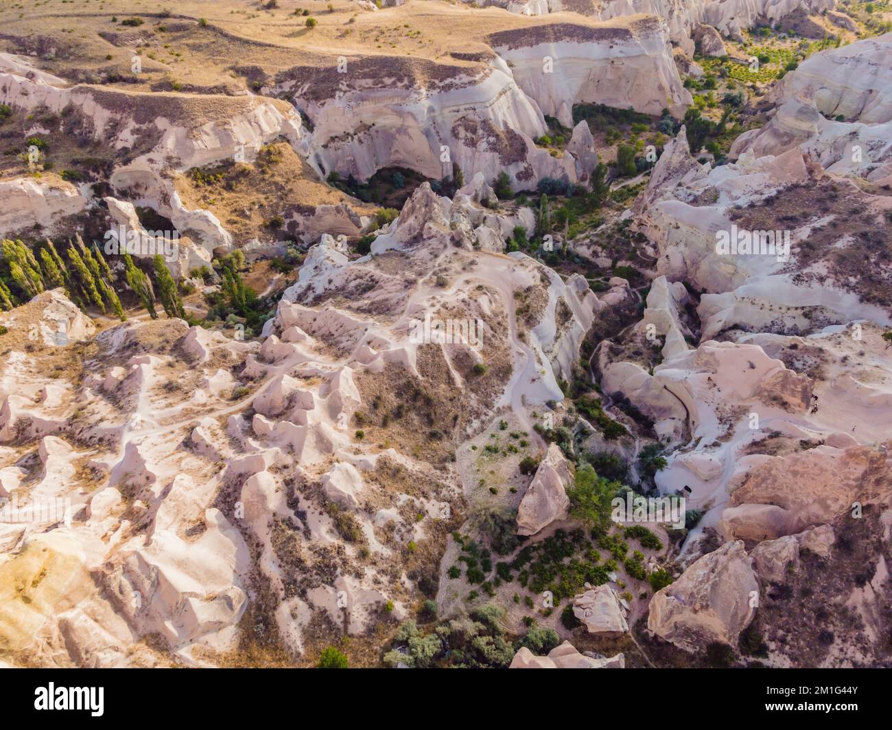 Meskendir Valley, Pink Valley. Cappadocia Turchia. Concetto di viaggio in Turchia Foto Stock