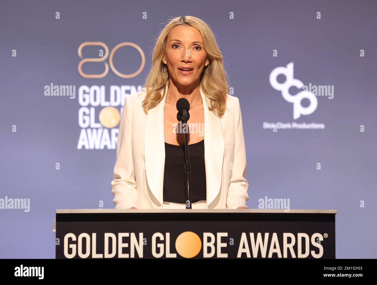 12 Dicembre 2022 -Beverly Hills, California - Helen Hoehne, 80th Nomine annuali di Golden Globe Awards tenutesi al Beverly Hilton di Beverly Hills. (Credit Image: © FS/AdMedia via ZUMA Press Wire) Foto Stock