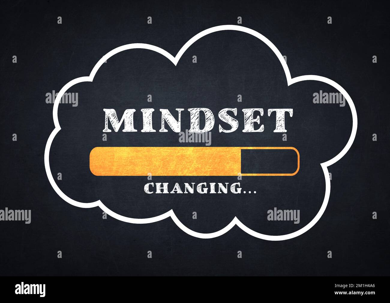 Cambiare la mentalità Foto Stock