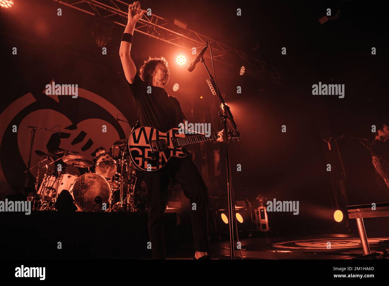 Rise Against Live at Manchester Academy UK, 22nd novembre 2022. Foto Stock