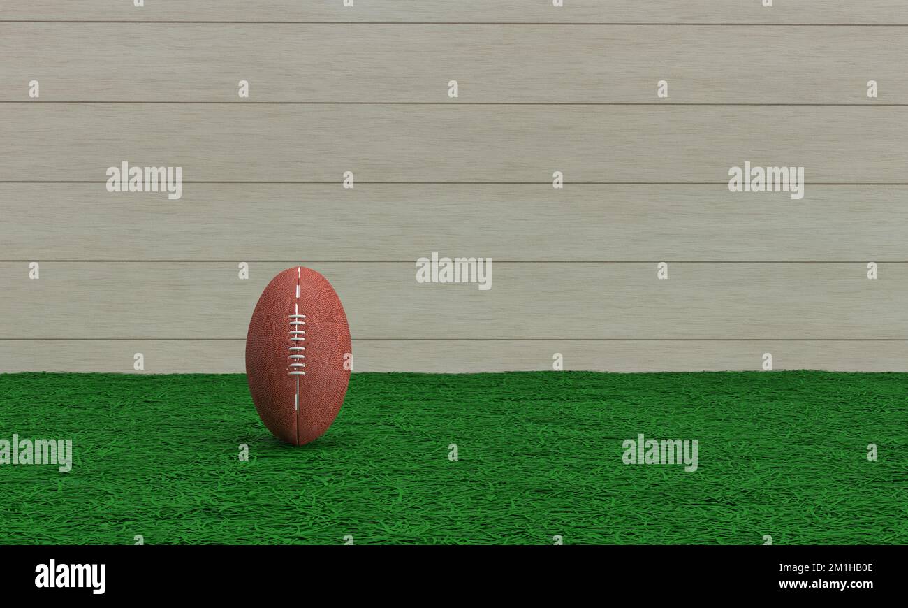 tessuto legno modello erba verde naturale backgroung carta parati copia spazio football americano calcio stati uniti stati uniti superbowl gioco competizione campionato Foto Stock