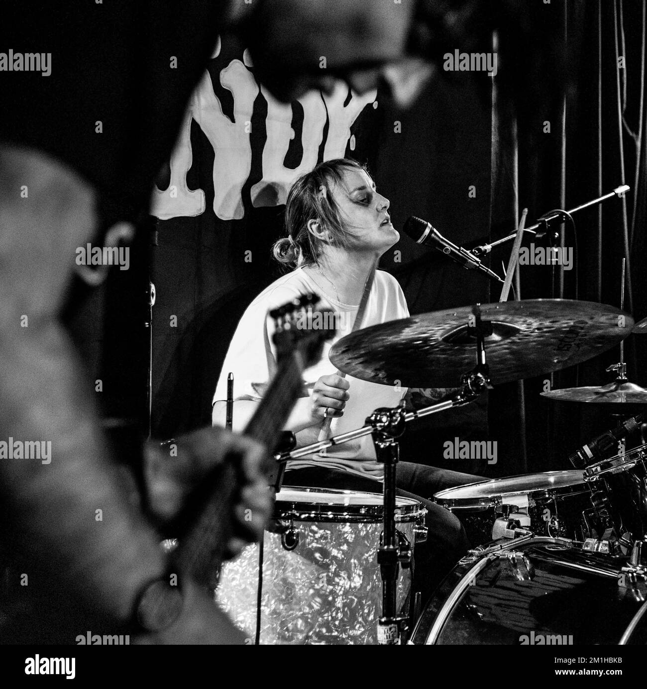 Rats As Big As Dogs che gioca all'Hunter Club, Bury St Edmunds Foto Stock