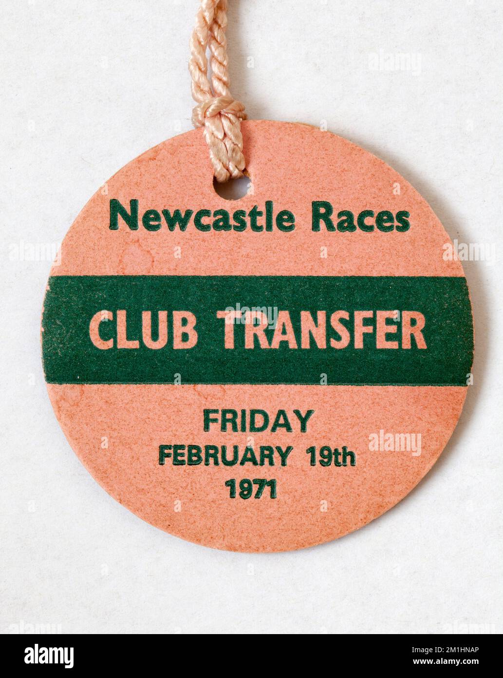 1970s:00 ingresso all'ippodromo di Newcastle - trasferimento al club Foto Stock