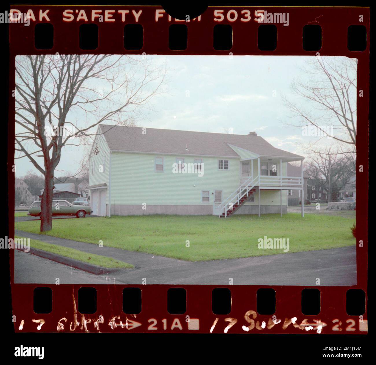 17 Surrey Lane preso 11-20-79 , Case. Collezione edham Building Foto Stock