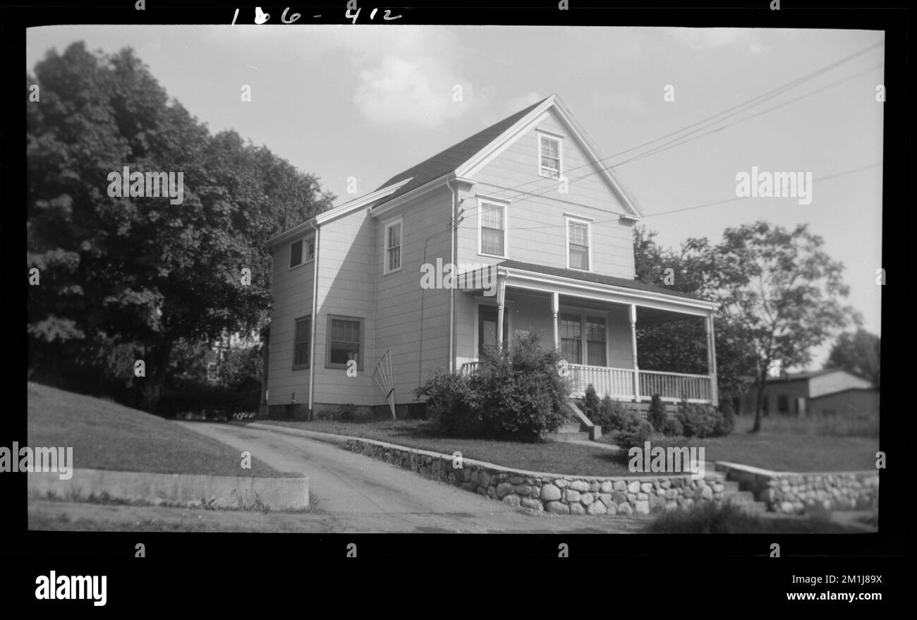 412 Hillside Ave, Case. Collezione edham Building Foto Stock