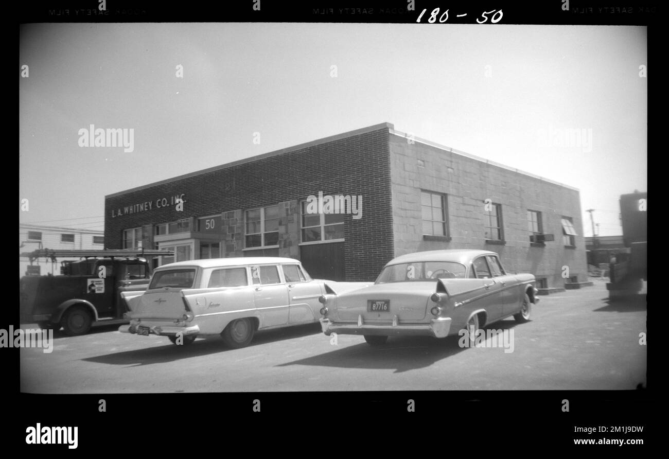 50 Kearney Rd, uffici, parcheggi, automobili. Collezione edham Building Foto Stock