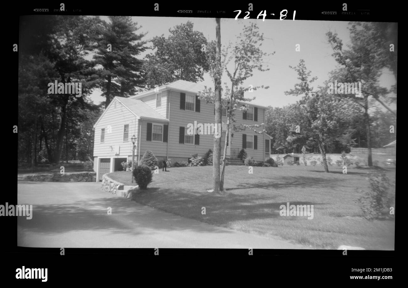 81 strada di campagna, Case. Collezione edham Building Foto Stock