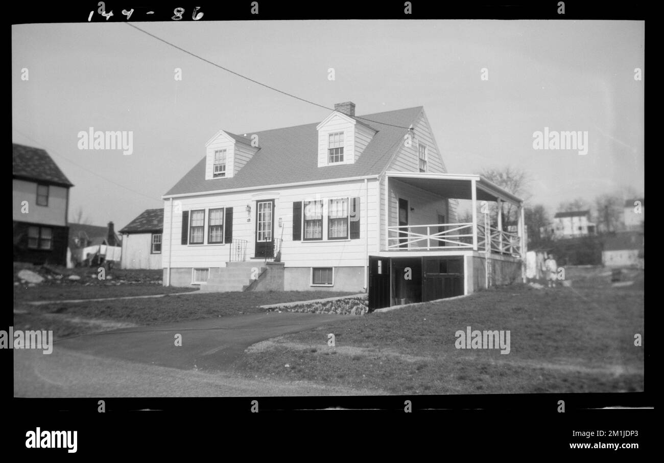 86 Hawthorn Ave, Case. Collezione edham Building Foto Stock