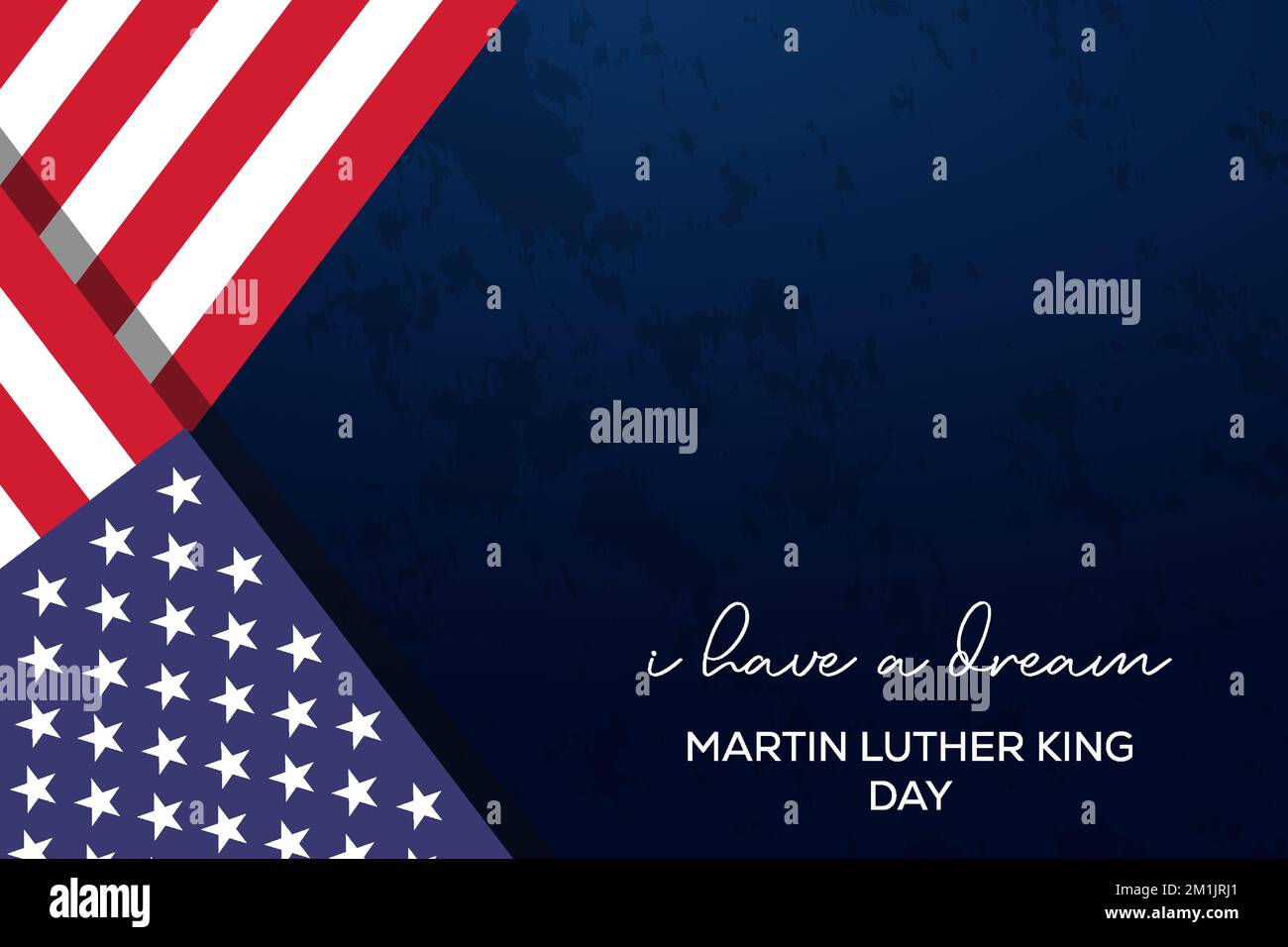 Martin luther re sfondo giorno con area di copia. Giorno MLK Illustrazione Vettoriale