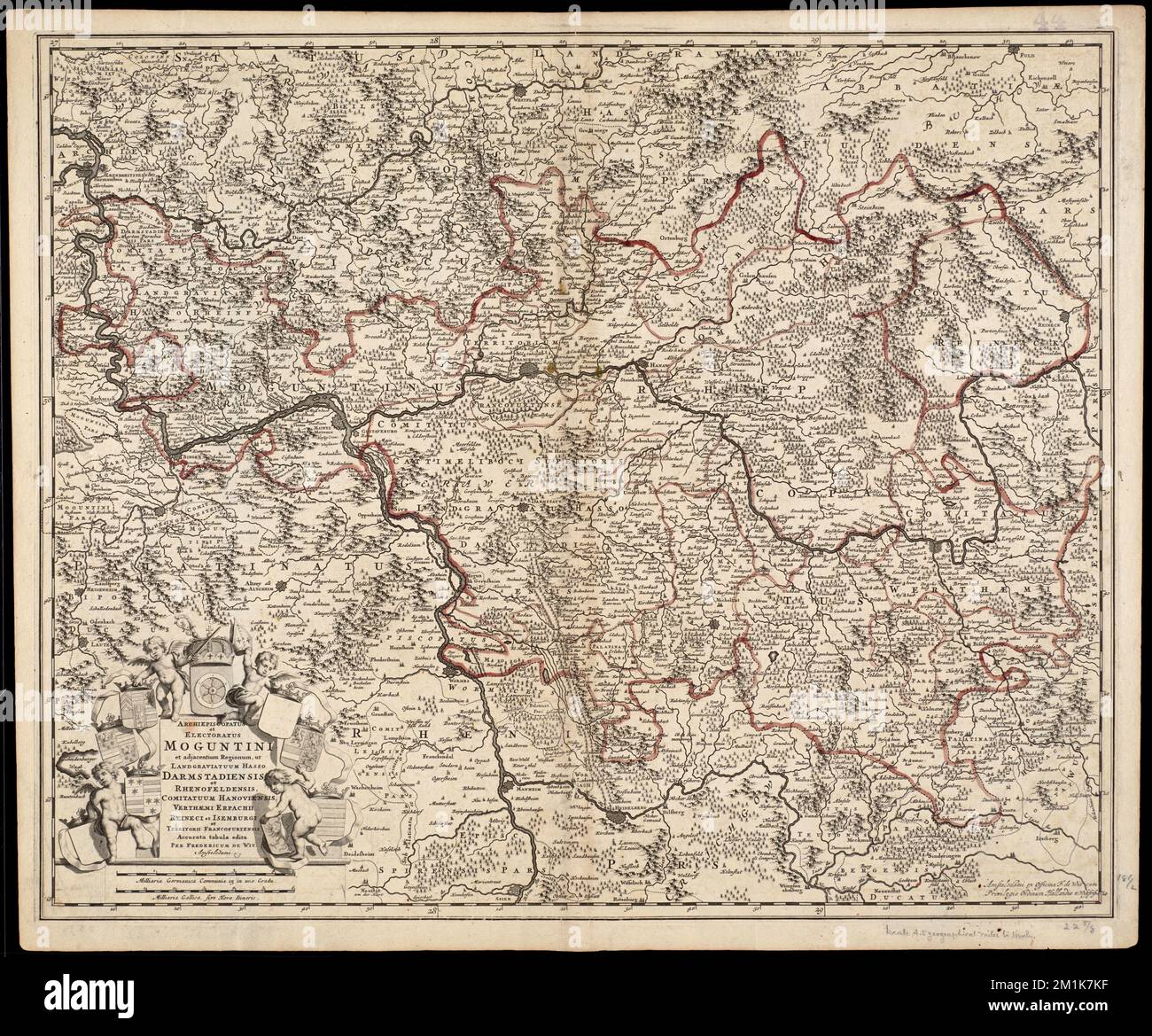 Archiepiscopatus et Electoratus Moguntini et adjacentium regionum, ut Landgraviatuum Hasso Darmstadiensis et Rhenofeldensis, comitatuum Hanoviensis, Verthaemi Erpachii Reineci et Isemburgi et territorii Francofurtensis , Mainz Renania-Palatinato, Germania, 1800 Dinastia, Palatinato, Germania, Palatinato, Palatinato, Palatinato, 1800, Palatinato, Palatinato, Palatinato, Germania, Palatinato, Palatinato, Palatinato, Palatinato, Palatinato, Pal Prime opere di Norman B. Leventhal Map Center Collection del 1800 Foto Stock