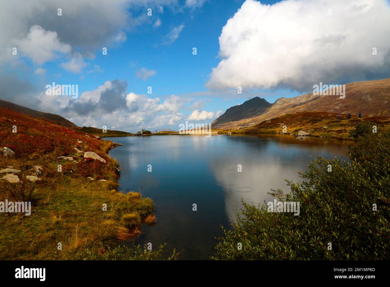 Lago d'alta quota, Appennino toscano-emiliano Foto Stock