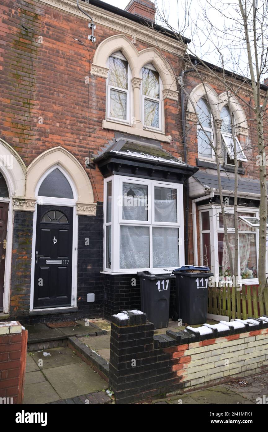 Clarence Road, Handsworth, 13th dicembre 2022. Il numero civico