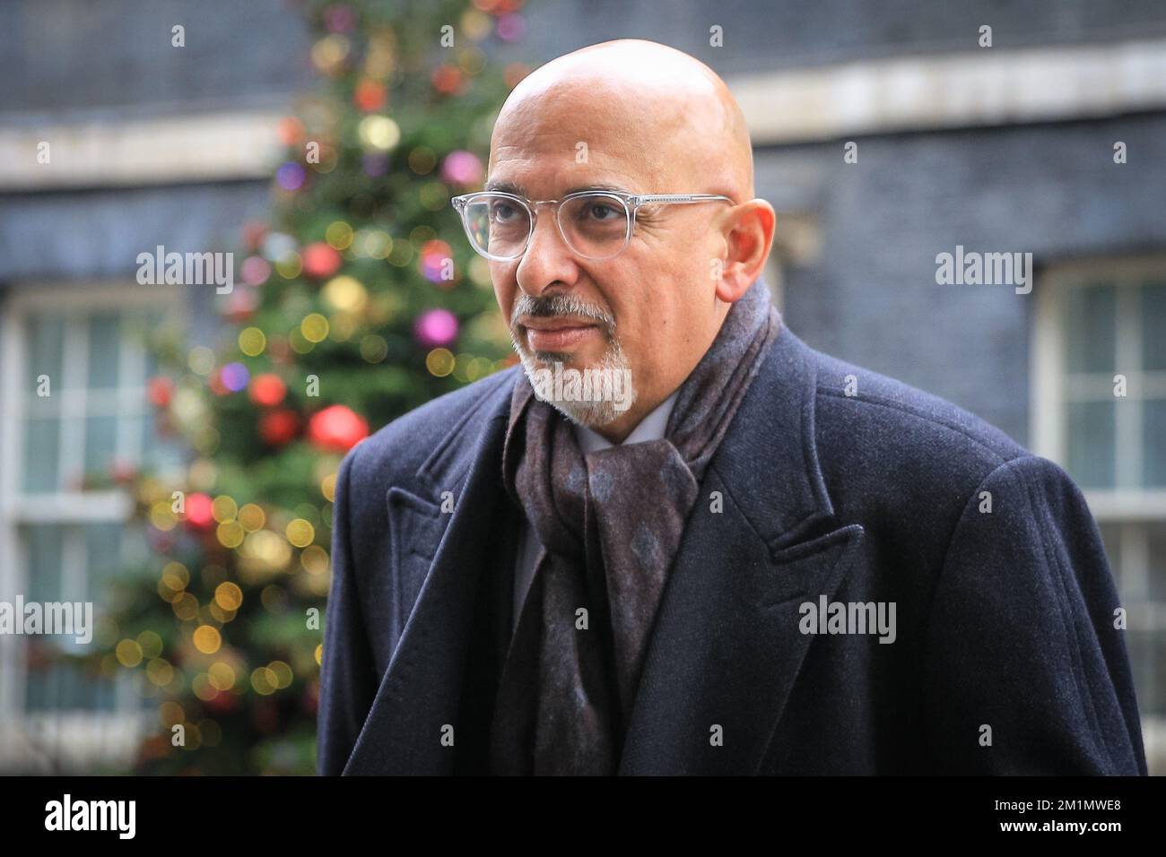 Londra, Regno Unito. 13th Dec, 2022. Nadhim Zahawi, deputato, Presidente del Partito conservatore, Ministro senza portafoglio. I ministri conservatori del governo Sunak partecipano alla riunione settimanale del gabinetto al 10 di Downing Street a Westminster. Credit: Imageplotter/Alamy Live News Foto Stock