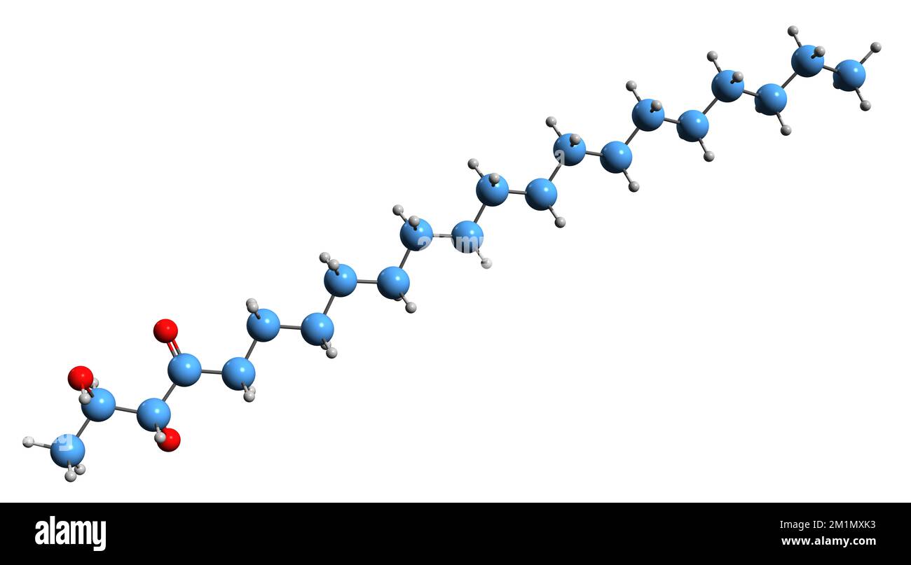 3D immagine della formula scheletrica della succisteina - struttura chimica molecolare dell'integratore alimentare isolato su sfondo bianco Foto Stock