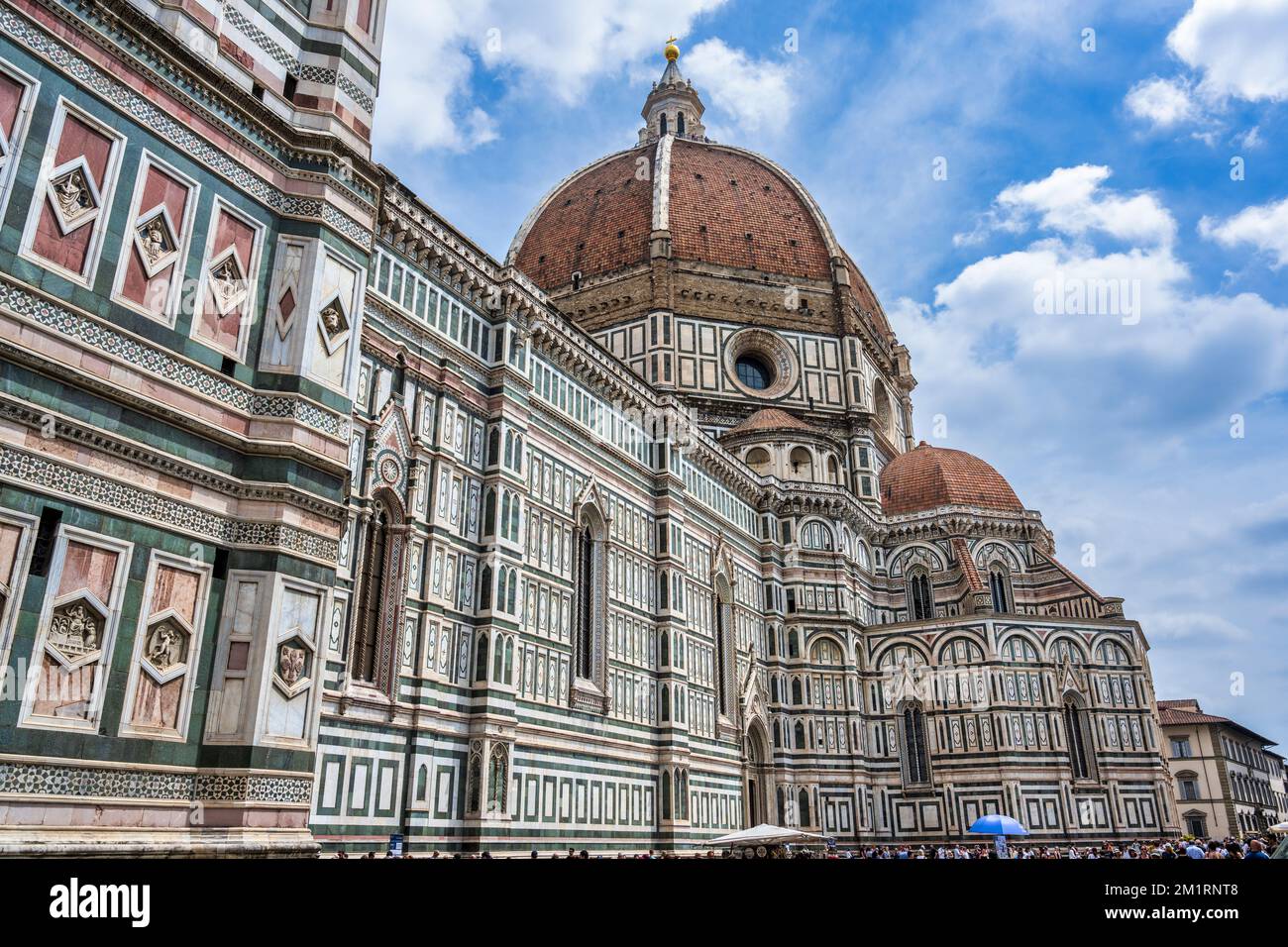 Cattedrale di Firenze (Cattedrale di Santa Maria del Fiore) in Piazza del Duomo a Firenze, Toscana Italia Foto Stock