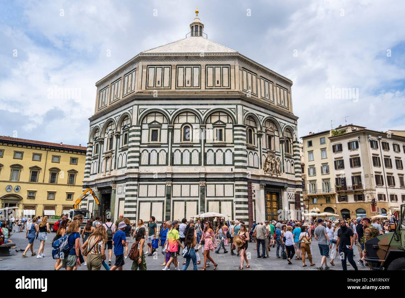 Battistero di San Giovanni in Piazza di San Giovanni a Firenze, Toscana Italia Foto Stock