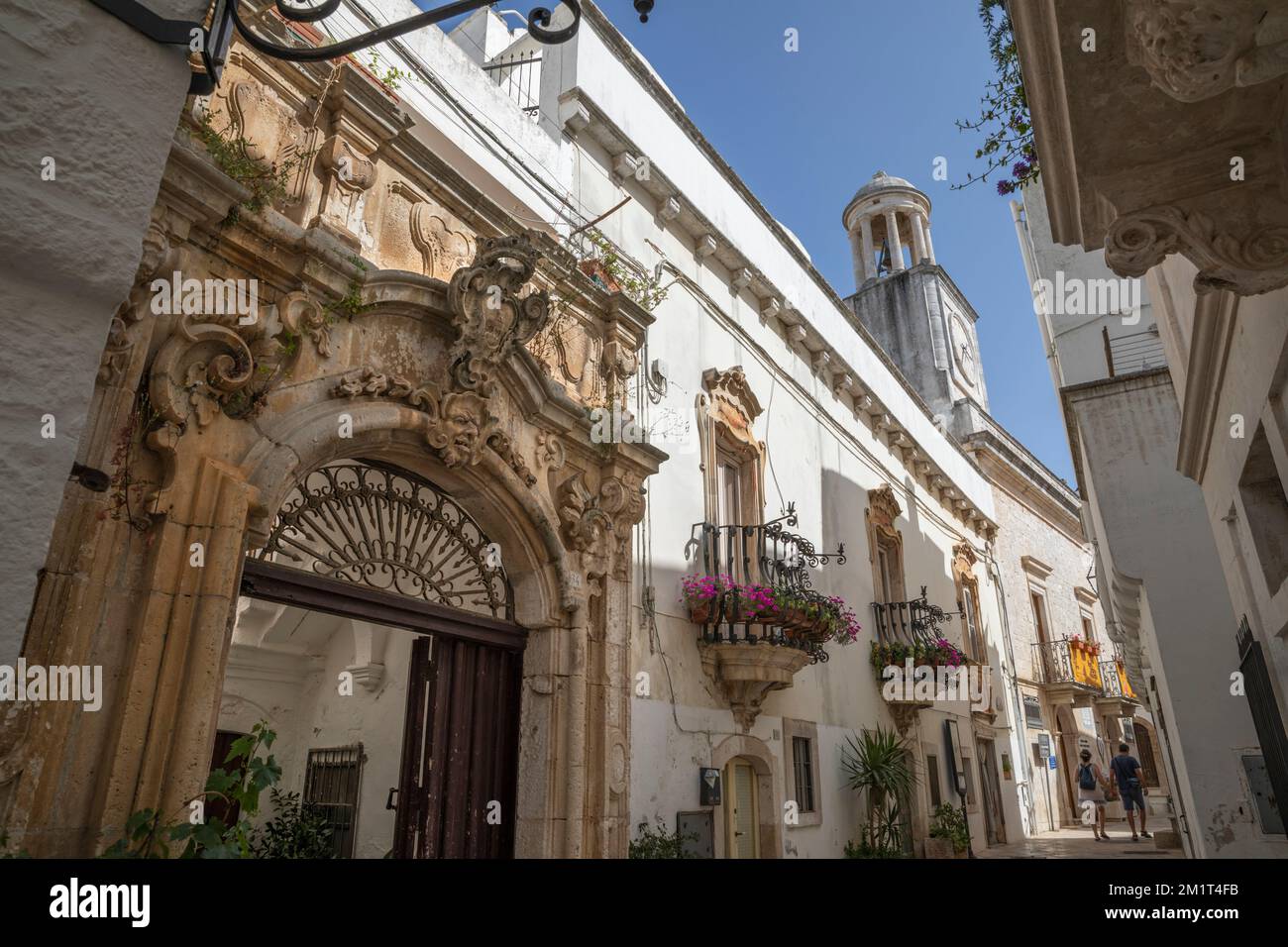 Palazzo Morelli, Locorotondo, Puglia, Italia, Europa Foto Stock