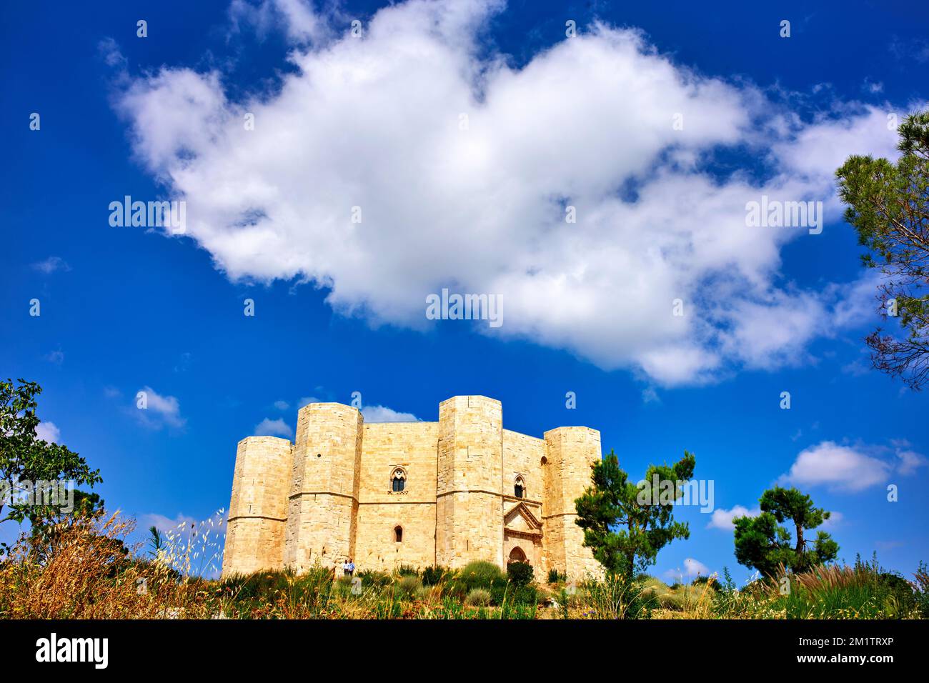 Puglia Puglia Italia. Castel del Monte Foto Stock