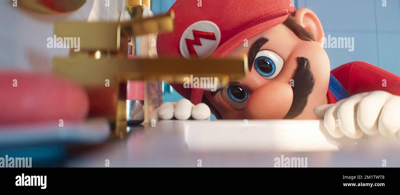 Il film di Super Mario Bros Foto Stock