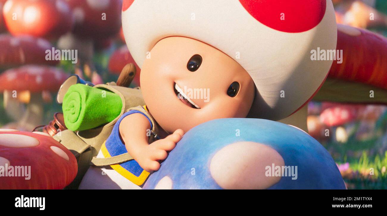 Il giocattolo Super Mario Bros Movie Foto Stock