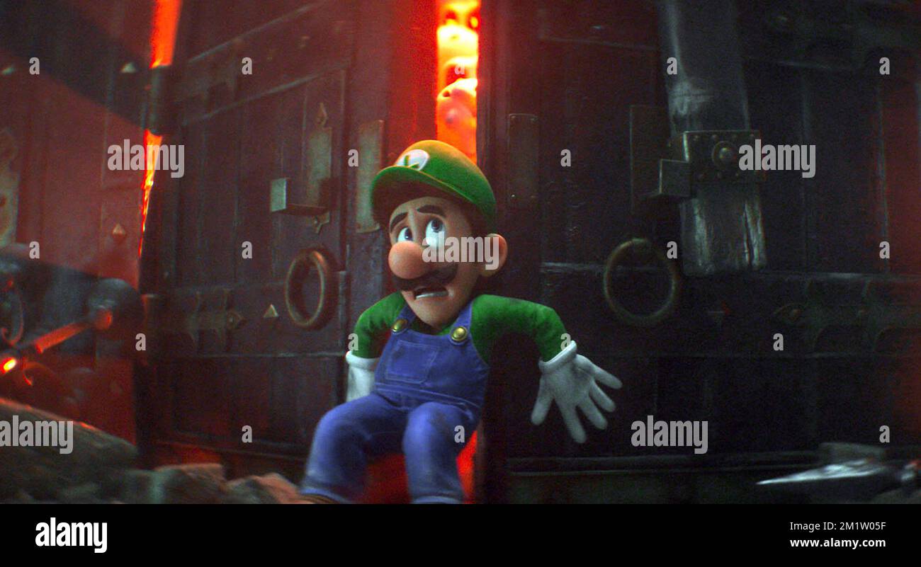 Il film di Super Mario Bros Luigi Foto Stock