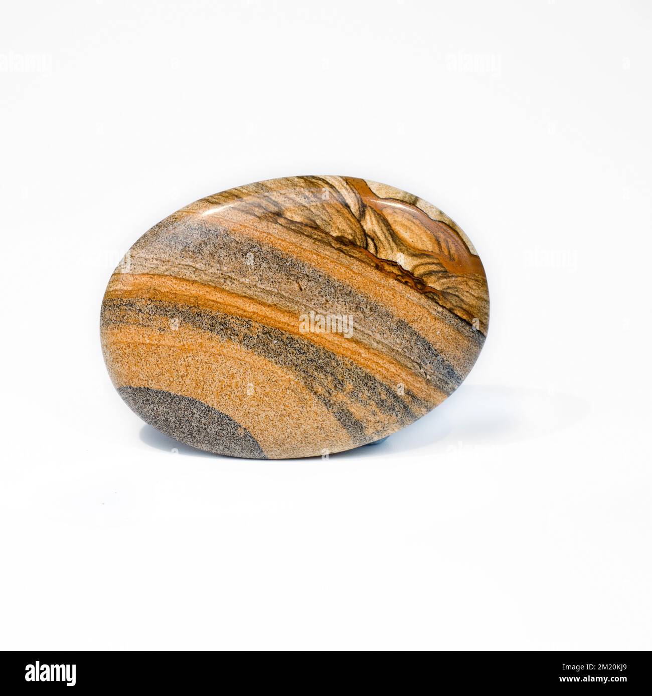 Foto Jasper Palmstone un cristallo semi prezioso che guariscono Gemstone Foto Stock