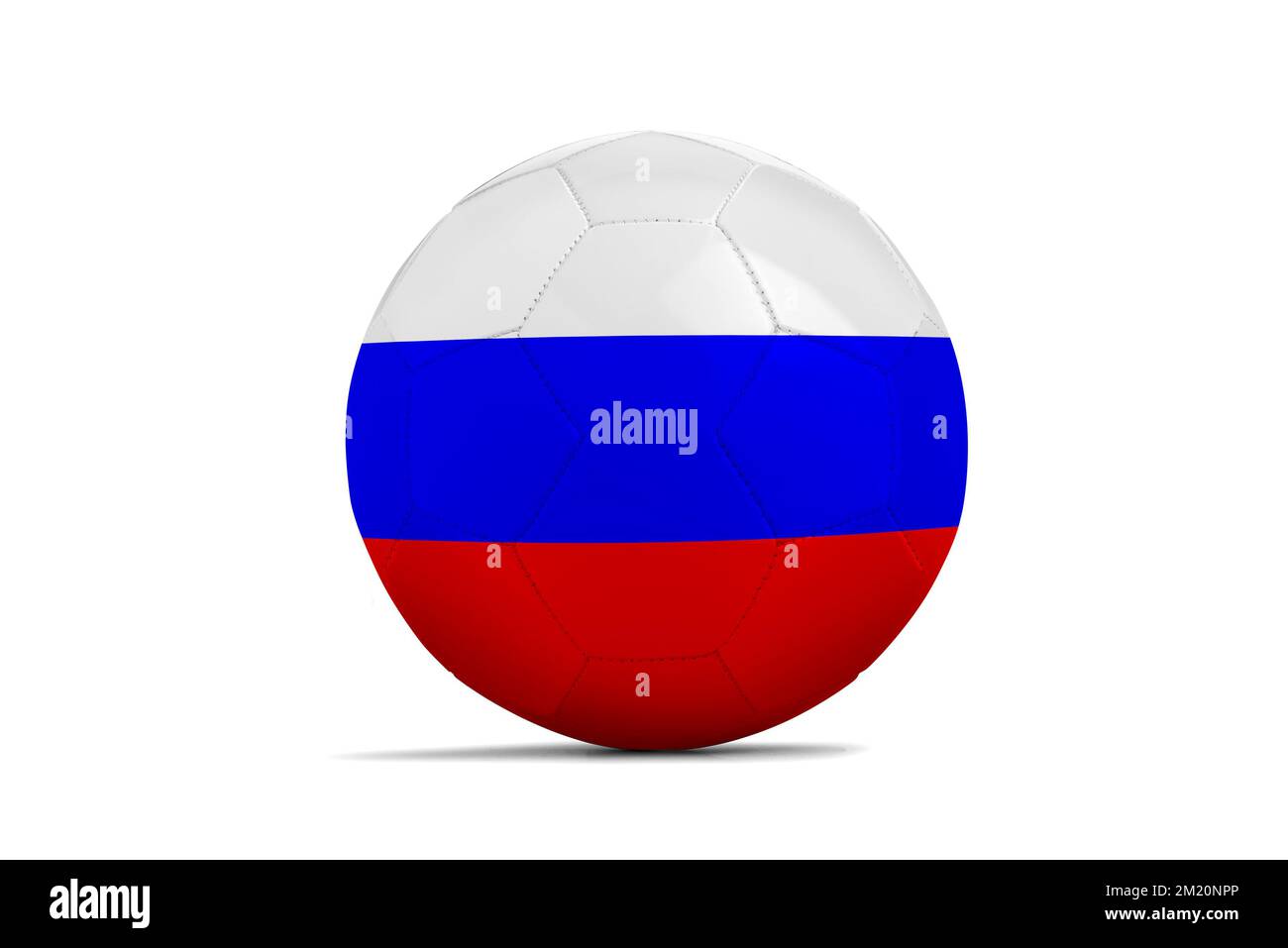 Palloni da calcio con il team bandiere, calcio Euro 2016. Gruppo B, Russia - percorso di clipping Foto Stock