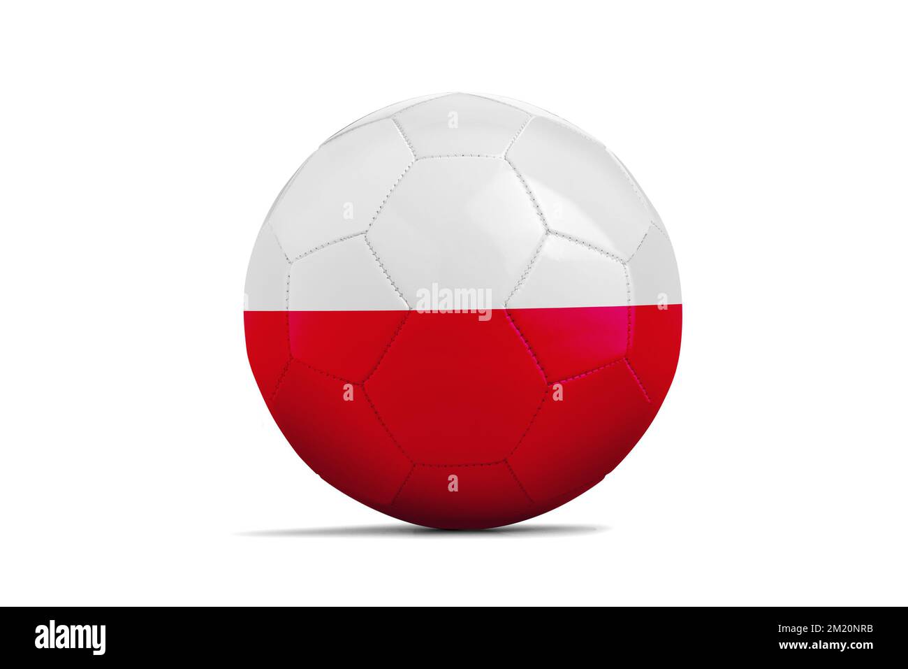 Palloni da calcio con il team bandiere, calcio Euro 2016. Gruppo C, Polonia - percorso di clipping Foto Stock
