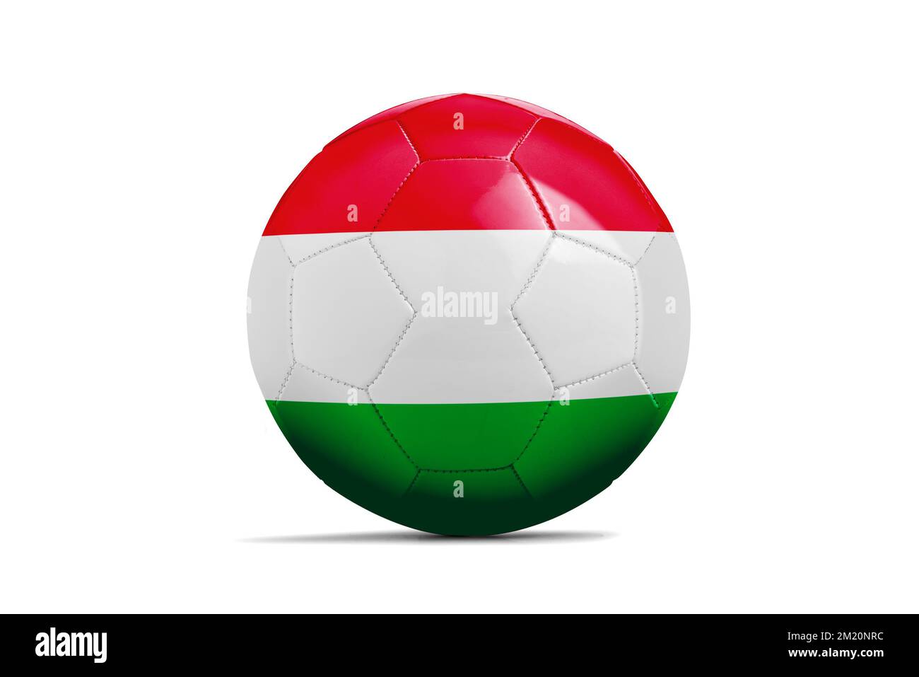 Palloni da calcio con il team bandiere, calcio Euro 2016. Gruppo F, Ungheria - percorso di clipping Foto Stock