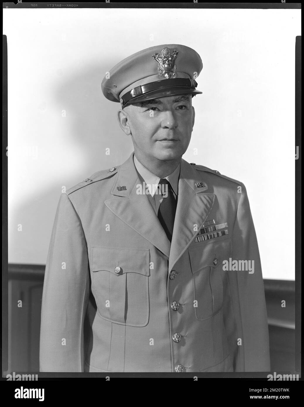 Brig. Gen. C. H. Dertnik, ritratto, ufficiali militari. Record degli Stati Uniti Esercito operativo Foto Stock