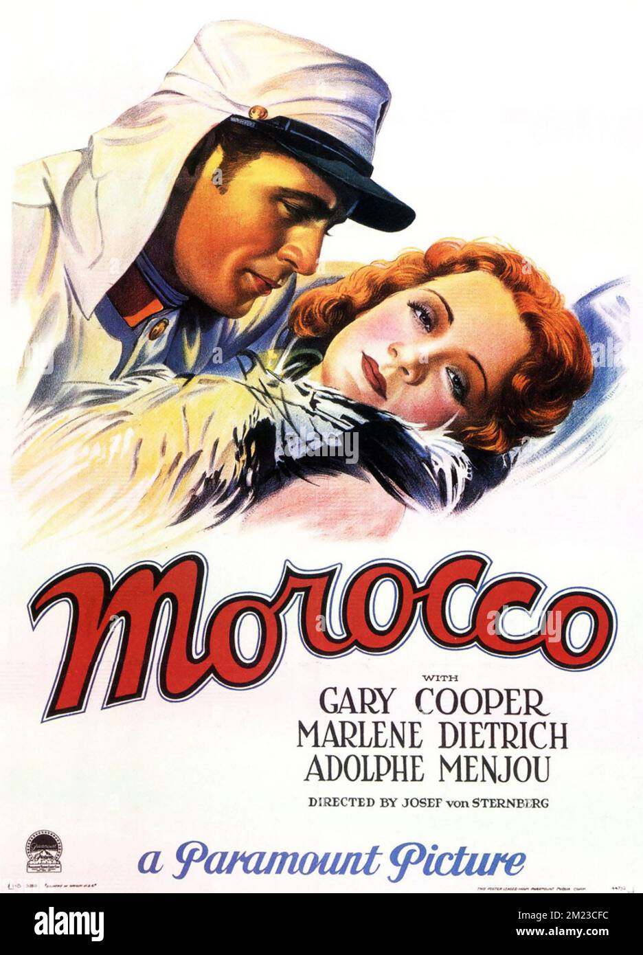 MAROCCO 1930 Paramount Pictures film con Marlene Dietrich e Gary Cooper Foto Stock