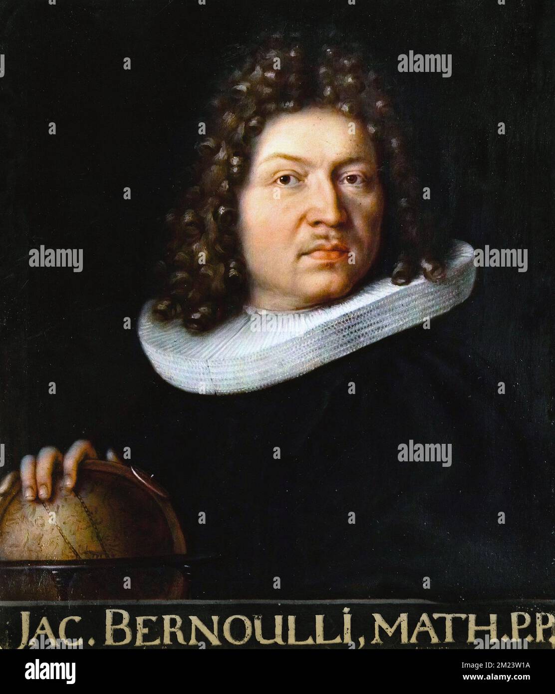 Jacob Bernoulli (1655 - 1705) matematico Foto Stock