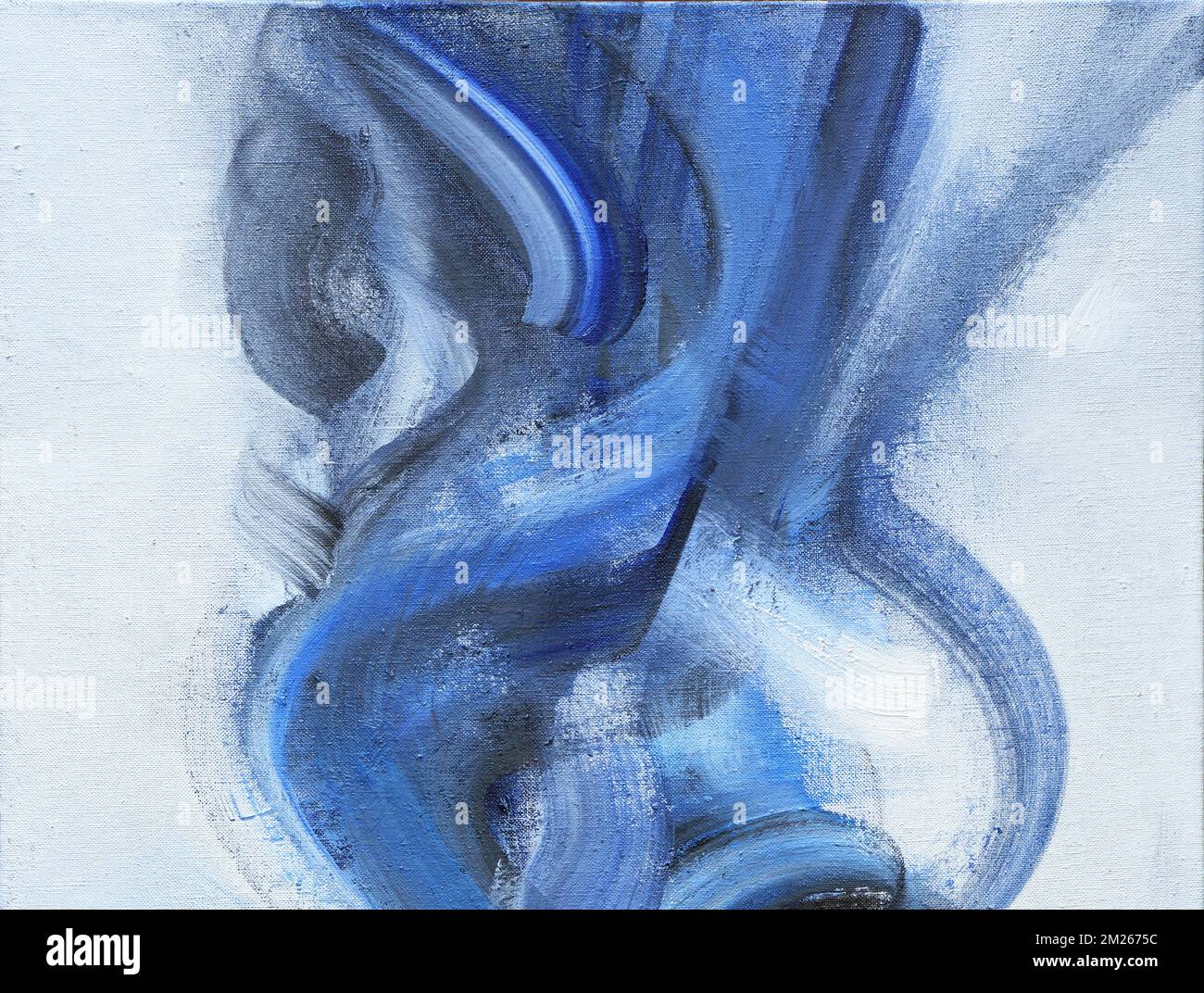 Dettagli tratti da un'opera personale, che contempla la possibilità di suggerire una scultura astratta, per poi scoprire un profilo alieno molto lunatico nell'ozio. Foto Stock