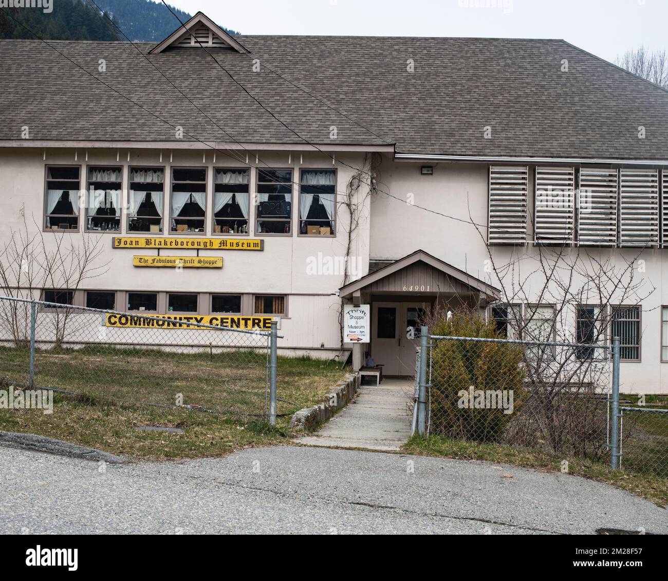 Joan Blakeborough Museum and Community Center a North Bend, British Columbia, Canada Foto Stock